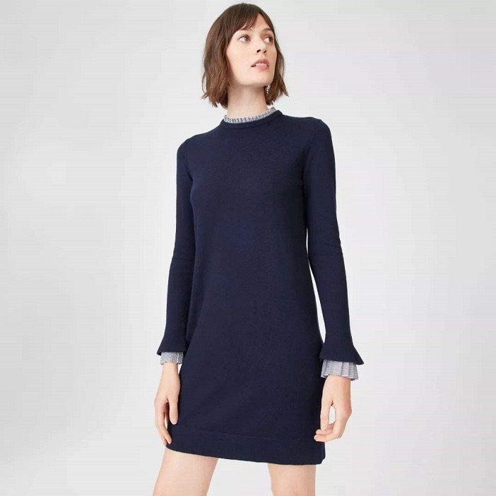 Brand New Club Monaco Wool Dress